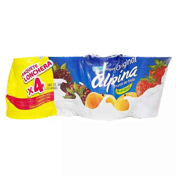 Yogurt Alpina Multisabor 4*150g