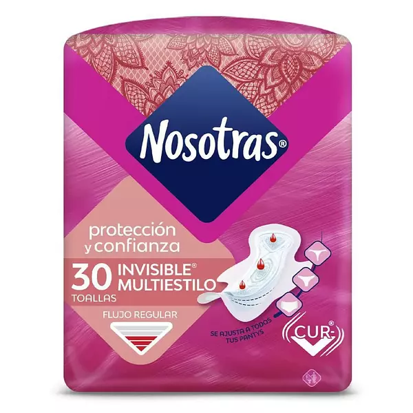 Toalla Higienica Nosotras Multiestilo 30 Und