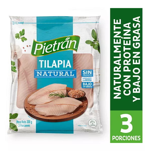 Tilapia Pietran Natural 300g