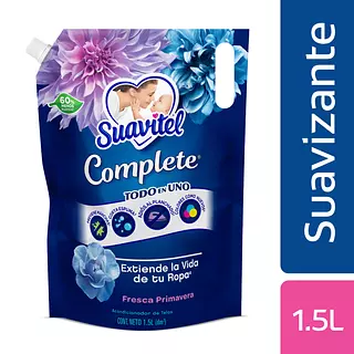 Suavizante Suavitel Complete Primaveral Doypack 1.5l