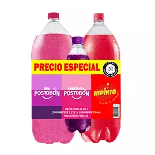 Duo Postobón Gaseosa 3.125l + Colombiana 3.125l 6250ml