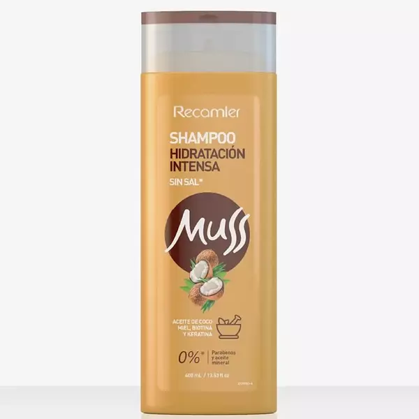 Shampoo Muss Hidratación Intensa 400ml