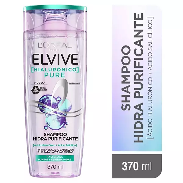 Shampoo Loreal El Vive Hialuronico Pure 370ml