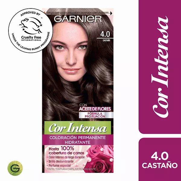 Tinte Garnier Cor Intensa Castaño 4.0