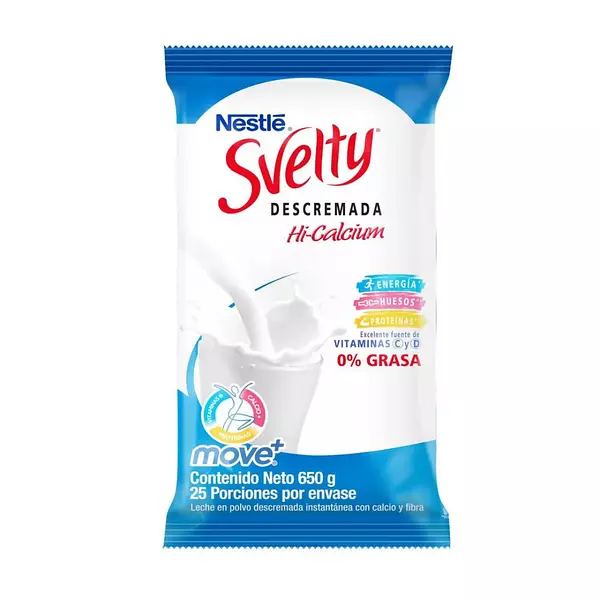 Svelty Leche 650g Descremada