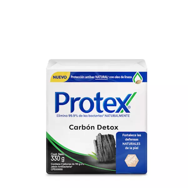 Jabon de Barra Protex Carbon Detox 3*110g