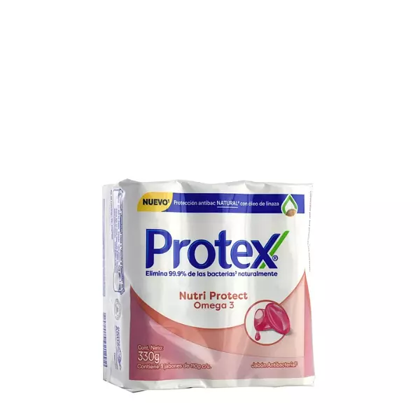 Jabon de Barra Protex Omega 3 Tripack 110g