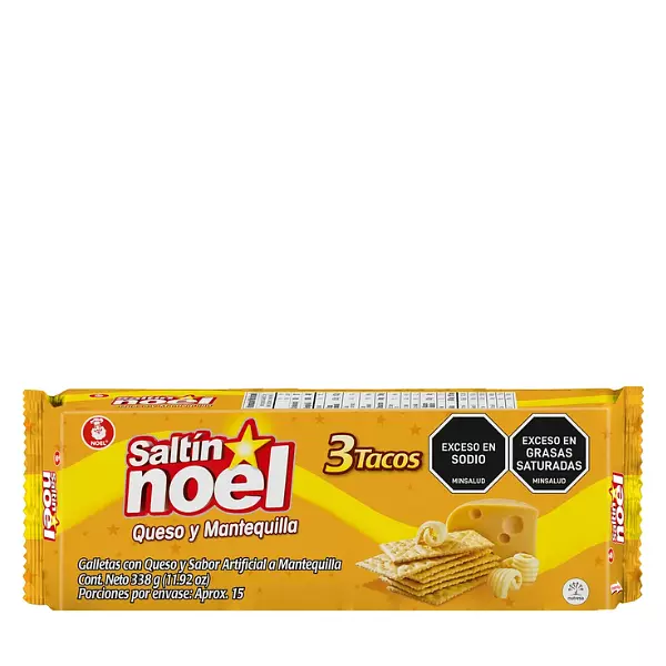 Galleta Saltin Mantequilla Tres Tacos 338g