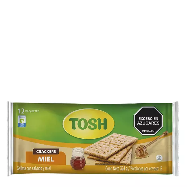 Galleta Tosh Integran con Miel 12*27g