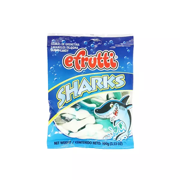 EFrutti Gomas x 100gr E. Frutti Gummi Sharks