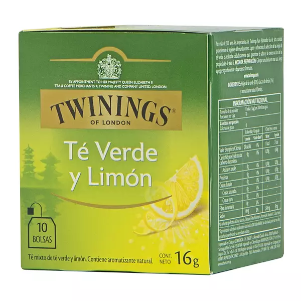 Twinings Infusion Te Verde y Limon