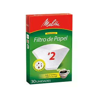 Filtro para Cafe Melitta #2 30 Und