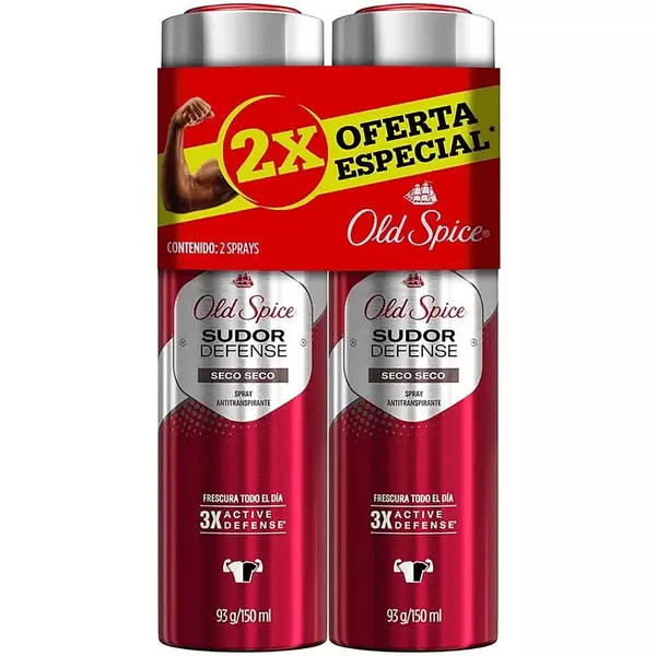 Desosodrante Old Spice Sudor Defense 2*93g