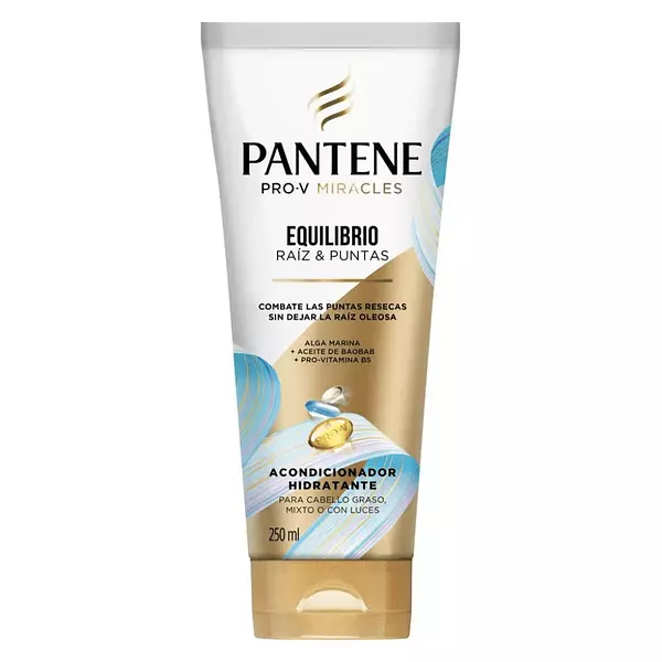 Acondicionador Pantene Equilibrio Raiz y Puntas 250ml