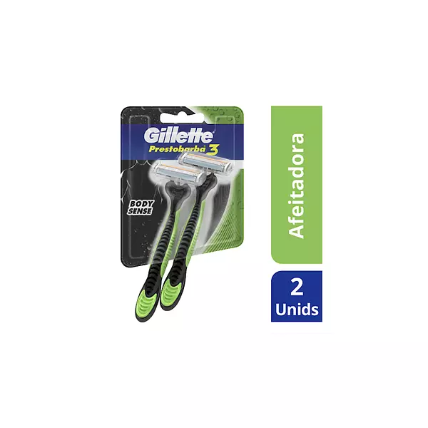 Gillette Prestobarba 3 Body Sense x 2und.