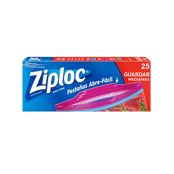 Ziploc Almacenar Mediana 25bolsas