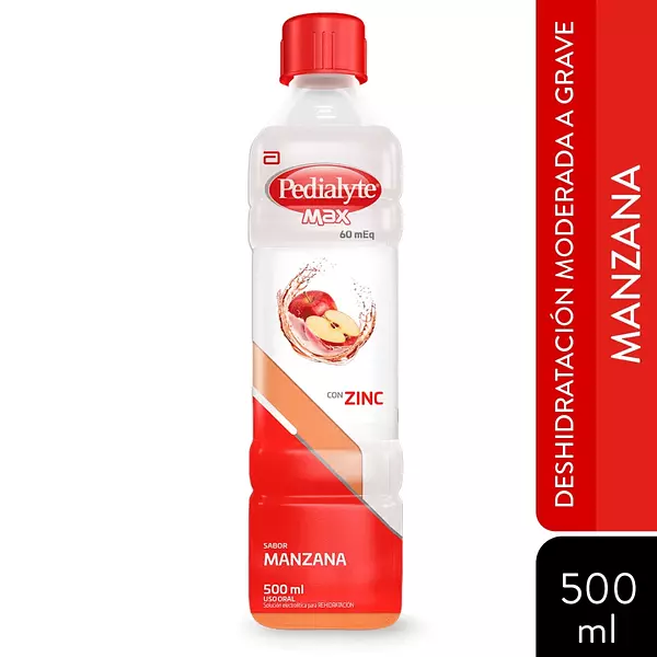 Abb Pedialyte 500ml Sabor Manzana