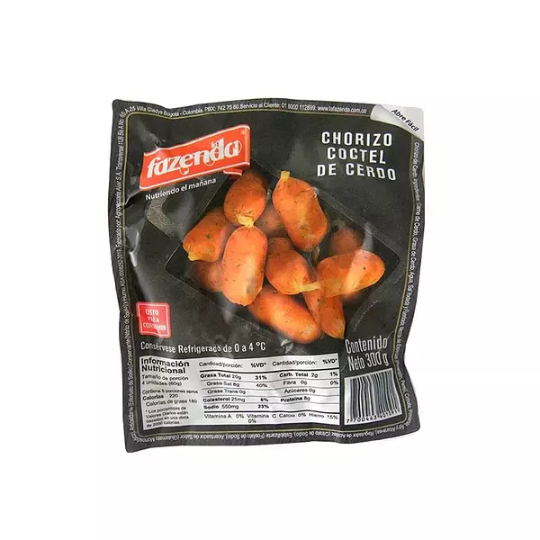 Chorizo La Fazenda 300g Coctel