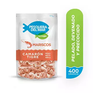 Camaron Tigre Pesquera Del Mar 400g