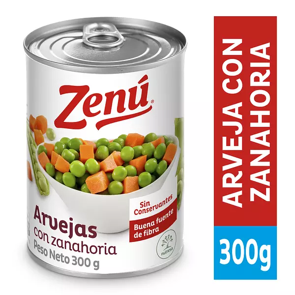 Arverjas con Zanahoria Zenu 300g