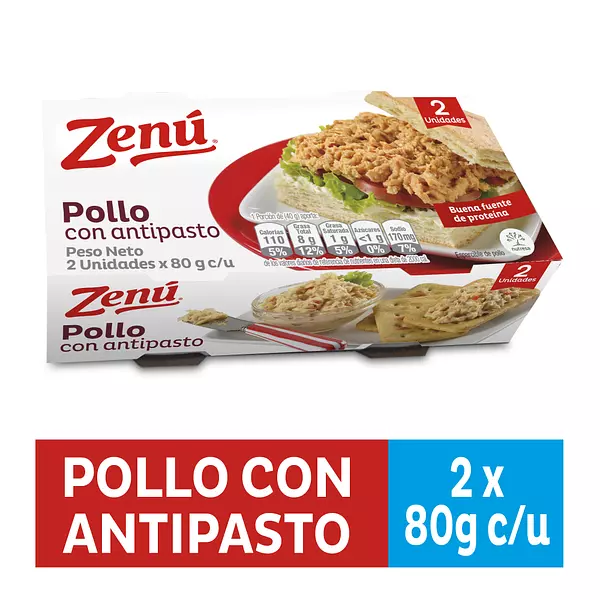 Antipasto Zenu con Pollo 2*80g