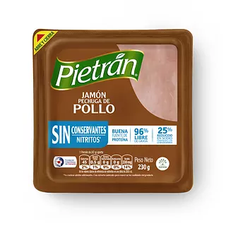Jamon Pietran Pechuga de Pollo S/C 230g