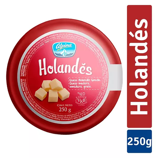 Queso Holandes Alpina 250g