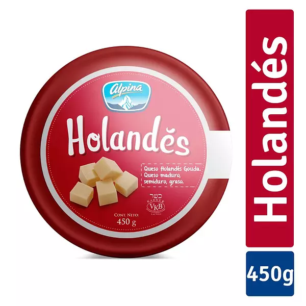 Queso Holandes Alpina 450g