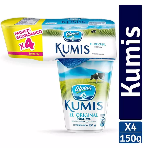 Kumis Alpina Fourpack 150g