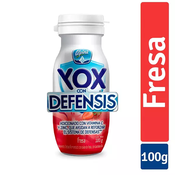 Alimento Lacteo Yox Fresa 100g