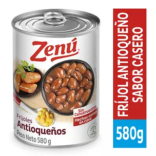 Frijoles Antioqueños Zenu 580g