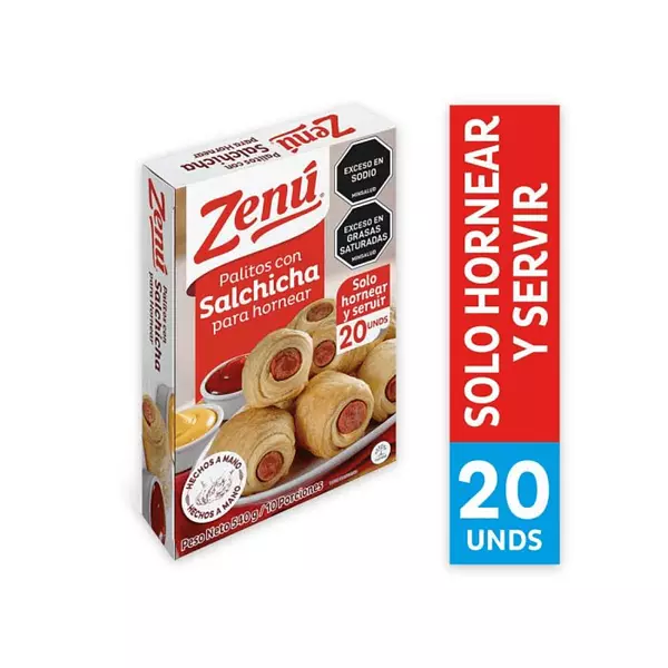 Palitos con Salchicha Zenu 540g