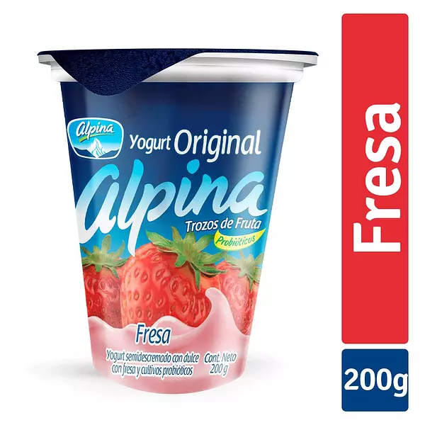 Yogurt Alpina Fresa 200g