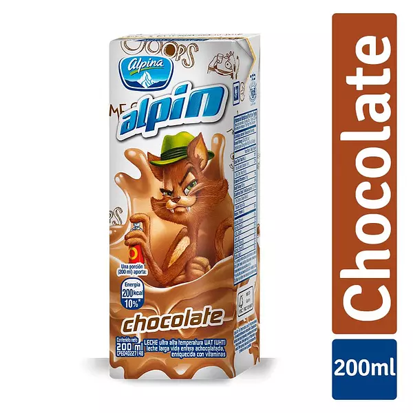 Leche Saborizada Alpin Chocolate 200ml