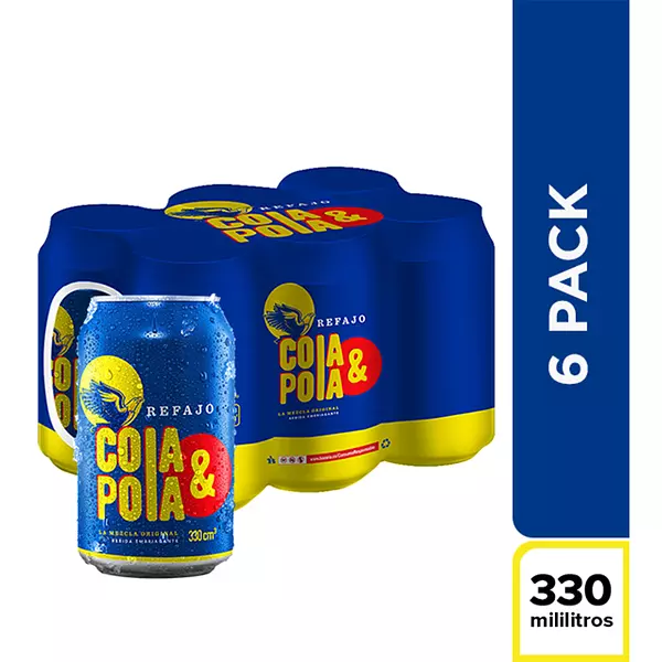 Cola & Pola Sixpack Lata 330ml