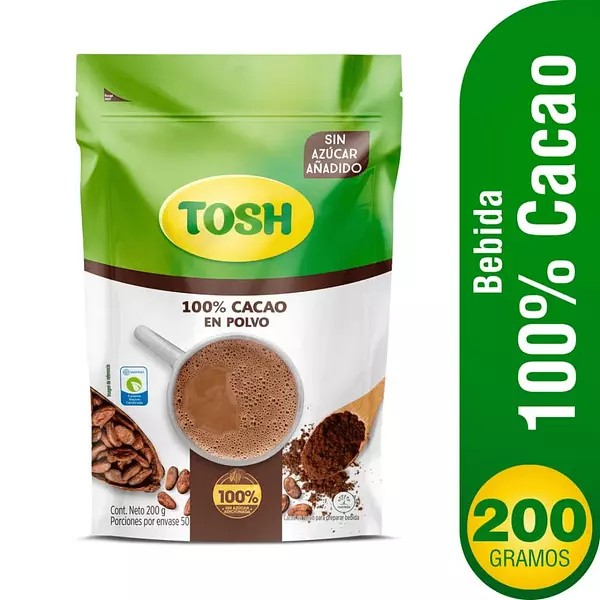 Tosh Bebida 100% Cacao 200g