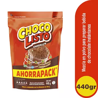 Modificador Chocolisto Doypack 440g