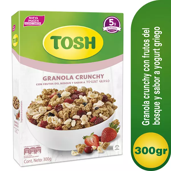 Granola Tosh Crunchy Yogurt Griego 300g