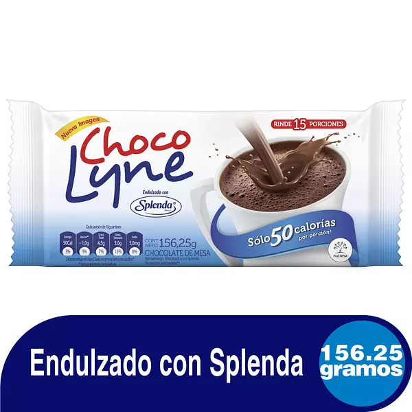 Chocolate Choco Lyne Endulzado Splenda 166.4g