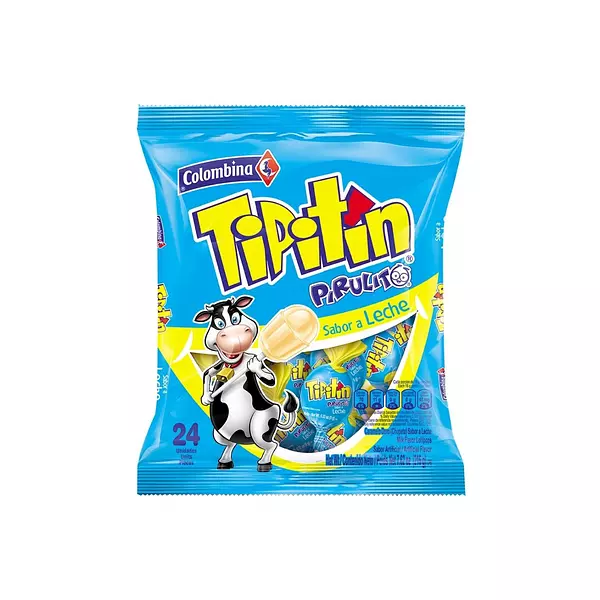 Chupeta Tipitin Pirulito Leche 216g