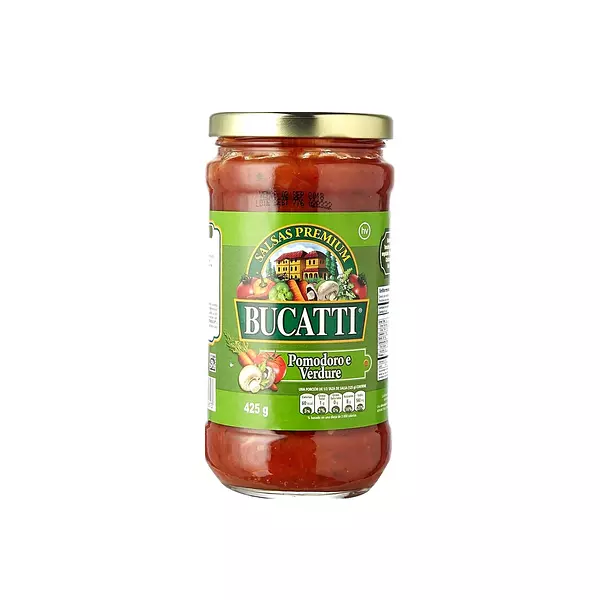 Salsa Bucatti Pomodoro E Verdure 425g