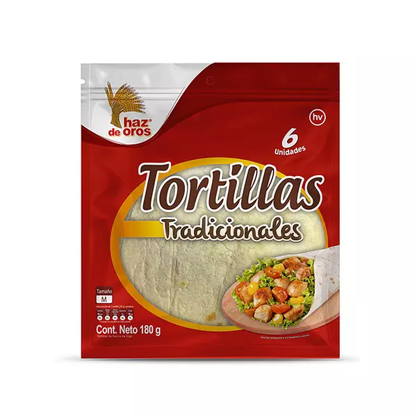 Tortillas Haz de Oros 6 Und