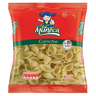 Pasta La Muñeca Concha 125g