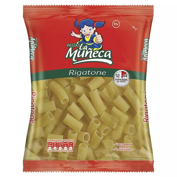 Pasta La Muñeca Rigatone 125g