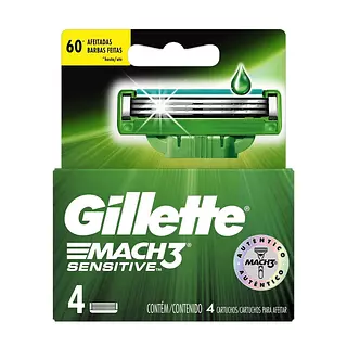 Gillette Mach 3 Power x 4 Sensitive