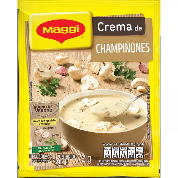 Maggi Crema Gourmet 58 Champiñones