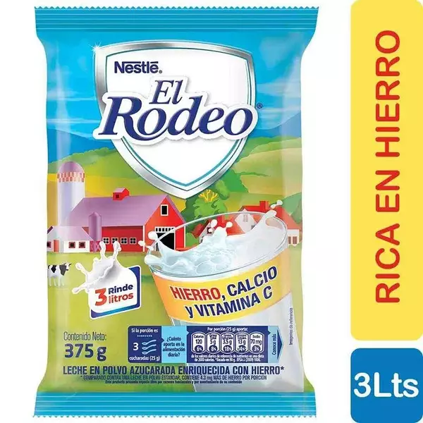 Leche de Polvo Rodeo 375g