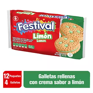 Galleta Festival Limon 12*33.58g