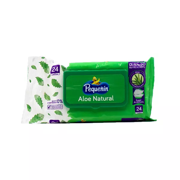 Toallitas Humedas Pequeñin Aloe 24 Und