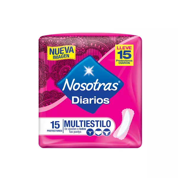 Protectores Nosotras Multiestilo 15 Und